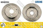 GIRLING Диск тормозной TOYOTA RAV4 III 2.0-2.2 06- задний (42431-42060, 6048294)