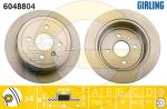 Girling 6048804 тормозной диск на DAEWOO NUBIRA седан (KLAJ)