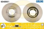 GIRLING Диск тормозной передний HYUNDAI H1 STAREX 01- PORTER 04- 274x26mm (581294A200, 6048961)
