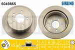 Girling 6049865 Диск тормозной HYUNDAI H-1 01- задний вент.D=303мм.