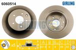 Girling 6060514 тормозной диск на NISSAN QASHQAI / QASHQAI +2 (J10, JJ10)