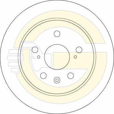 Girling 6061784 тормозной диск на SUZUKI SX4 (EY, GY)