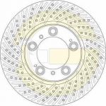 Girling 6062125 тормозной диск на PORSCHE 911 (997)