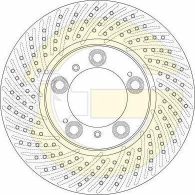Girling 6062125 тормозной диск на PORSCHE 911 (997)