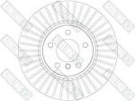 Girling 6062205 Диск тормозной X3 F25 10- передний вент.D=328mm
