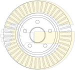 Girling 6062511 тормозной диск на JEEP GRAND CHEROKEE III (WH, WK)