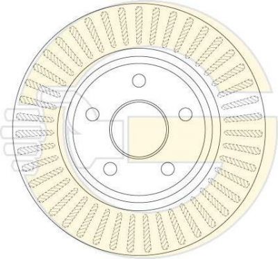 Girling 6062511 тормозной диск на JEEP GRAND CHEROKEE III (WH, WK)
