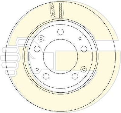 Girling 6062805 тормозной диск на PORSCHE 911 кабрио