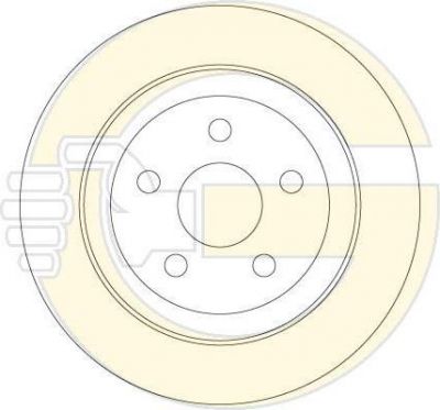 Girling 6062824 тормозной диск на DODGE AVENGER купе