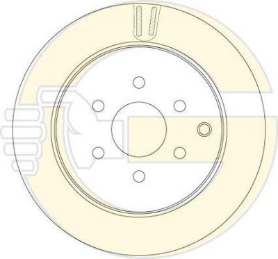 Girling 6062892 Диск тормозной NISSAN PATHFINDER 05>/NAVARA 05> задний