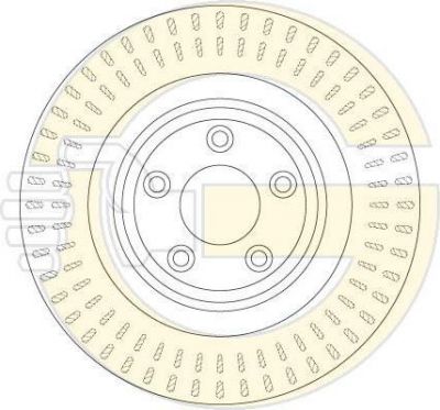 Girling 6062952 тормозной диск на JAGUAR XK кабрио (QQ6_, _J43_)