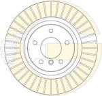 Girling 6063525 Диск тормозной X3 F25 10- задний вент.D=330мм