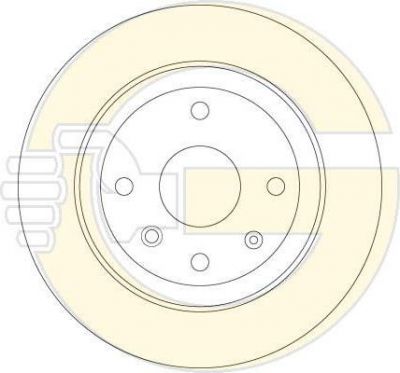 Girling 6063602 тормозной диск на CHEVROLET EPICA (KL1_)
