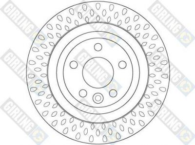 Girling 6063872 тормозной диск на VOLVO V70 III (BW)