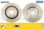 Girling 6064161 Диск тормозной NISSAN PATHFINDER (R51) 05>/NAVARA 05> (R16) передний