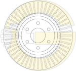GIRLING Диск тормозной NISSAN PATHFINDER 05>/NAVARA 05> передний (6064251)