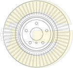 Girling 6064985 тормозной диск на NISSAN 370 Z (Z34)