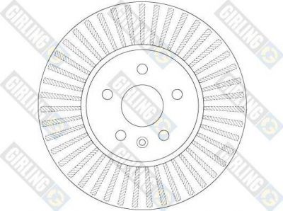 Girling 6066291 тормозной диск на OPEL MOKKA