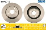 GIRLING Диск тормозной передний Suzuki Grand Vitara 1.6 05- 294x25mm (5521165J01, 6073715)