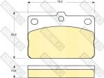 Girling 6101389 комплект тормозных колодок, дисковый тормоз на TOYOTA COROLLA (KE)