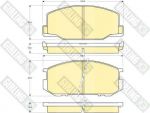 Girling 6102169 комплект тормозных колодок, дисковый тормоз на LOTUS ESPRIT S4 (082)