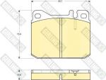 GIRLING Колодки торм.пер. MB S-Class (W116), (W123) 200/220/230/240/250/280/300/35 (571372, 6102422)