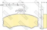 Girling 6106951 комплект тормозных колодок, дисковый тормоз на FIAT DUCATO Panorama (280)