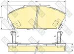 Girling 6107339 комплект тормозных колодок, дисковый тормоз на ACURA LEGEND