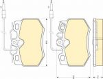 Girling 6108081 комплект тормозных колодок, дисковый тормоз на PEUGEOT 309 II (3C, 3A)
