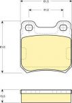 GIRLING Колодки тормозные OPEL OMEGA A 86-94/SENATOR B 87-93 задние (571390, 6109142)