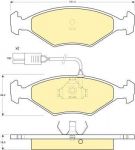 Girling 6109602 комплект тормозных колодок, дисковый тормоз на FIAT ELBA (146_)