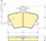Girling 6109681 комплект тормозных колодок, дисковый тормоз на RENAULT 5 (122_)