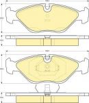 GIRLING Колодки тормозные перед. SAAB 9000 87-98 (8993719, 6109692)