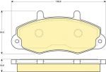 Girling 6110844 комплект тормозных колодок, дисковый тормоз на FORD TRANSIT c бортовой платформой/ходовая часть (E_ _)