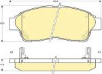 GIRLING Колодки тормозные передние дисковые TOYOTA CARINA E (_T190) 04/92-09/97 1,6i-2,0i/2,0D /RAV 4(SXA1_) 06/94-06/00 133,1X52,8X18,3mm 0446528080 (572333, 6111439)