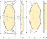 Girling 6111575 комплект тормозных колодок, дисковый тормоз на CHRYSLER SARATOGA