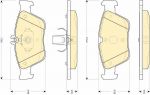 GIRLING Колодки торм пер W202/210 E200D (571877, 6112052)