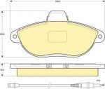 GIRLING Колодки торм. Citroen - FIAT - Peugeot Dispatch/Ev (571843J, 6112163)