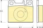Girling 6113312 комплект тормозных колодок, дисковый тормоз на MERCEDES-BENZ S-CLASS купе (C126)