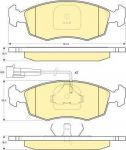 Girling 6113412 комплект тормозных колодок, дисковый тормоз на FIAT PALIO Weekend (178DX)
