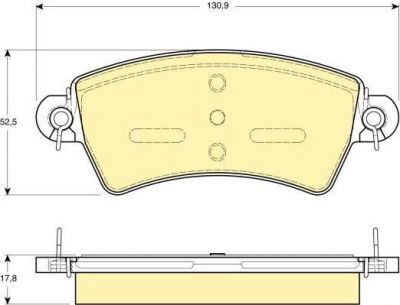 Girling 6113854 комплект тормозных колодок, дисковый тормоз на PEUGEOT 306 (7B, N3, N5)