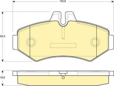 Girling 6113994 Колодки тормозные MERCEDES W463/SPRINTER 97>/VOLKSWAGEN LT 96>02 задние