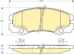 GIRLING Колодки тормозные перед. OPEL Frontera B Monterey 98-> (1605978, 6114369)