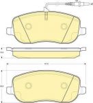 GIRLING Колодки торм.пер. Citroen - FIAT - LANCIA - Peugeo (573096, 6115031)