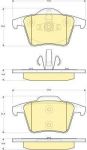 GIRLING Колодки тормозные задние VOLVO XC90 02- (307930930, 6115662)