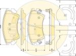 GIRLING Колодки тормозные OPEL INSIGNIA 08-/ZAFIRA 11-/SAAB 9-5 10- R17