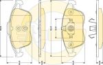 Girling 6117882 Колодки тормозные RENAULT LAGUNA III 2.0-3.5 07- передние