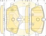 GIRLING Колодки тормозные перед. E87//MINI (R56) 1,6-2,0L 04-> (34116772892, 6118701)