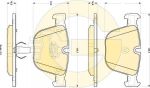 GIRLING Колодки тормозные X5 (E70) 09-/X6 (E71) 08- задние (34216794879, 6118922)