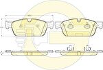 Girling 6119702 Колодки тормозные MERCEDES GL X166/ML W166 передние